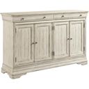 The appearance of Selwyn Amherst Buffet designed by Kincaid in the transitional interior design. This white piece of furniture was selected by 1StopBedrooms from Selwyn Collection to add a touch of cosiness and style into your home. Sku: 020-850. Material: Wood.
