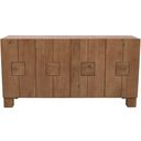 The appearance of Sequoia 62 Inch 4 Door Sideboard Storage Cabinet In Rustic Brown designed by Jofran in the rustic / southwestern interior design. This rustic brown piece of furniture was selected by 1StopBedrooms from Sequoia Collection to add a touch of cosiness and style into your home. Sku: 2351-62. Material: Mango.