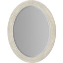 The appearance of Serenity Amelia Oval Mirror designed by Hooker in the transitional interior design. This gray piece of furniture was selected by 1StopBedrooms from Serenity Collection to add a touch of cosiness and style into your home. Sku: 6350-90007-04. Material: Wood.
