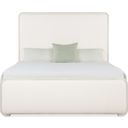 The appearance of Serenity Ashore Queen Upholstered Panel Bed designed by Hooker in the transitional interior design. This beige piece of furniture was selected by 1StopBedrooms from Serenity Collection to add a touch of cosiness and style into your home. Sku: 6350-90351-03;6350-90352-03;6350-90353-03. Bed Type: Panel Bed. Material: Wood. Bed Size: Queen.