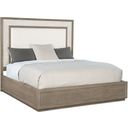 Serenity Rookery Queen Upholstered Panel Bed In Gray