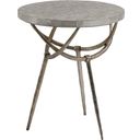 The appearance of Signature Designs Sergio Round Spot Table In Champagne designed by Artistica Home in the industrial interior design. This champagne piece of furniture was selected by 1StopBedrooms from Signature Designs Collection to add a touch of cosiness and style into your home. Sku: 2053-950. Material: Metal.