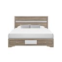 Seville Full Bed In Brown and Natural