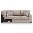 The appearance of Newellen Right-Arm Facing Sofa with Corner Wedge In Hemp designed by Signature Design by Ashley in the modern / contemporary interior design. This hemp piece of furniture was selected by 1StopBedrooms from Newellen Collection to add a touch of cosiness and style into your home. Sku: 4840449. Material: Fabric.