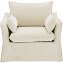 The appearance of Shane Chair with 2 Pillows In Beige Linen designed by ACME in the modern / contemporary interior design. This beige linen piece of furniture  was selected by 1StopBedrooms from Shane Collection to add a touch of cosiness and style into your home. Sku: LV02912. Material: Wood.
