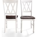 The appearance of Shelby 2-Piece Dining Chair Set In Distressed White designed by Crosley Brands in the traditional interior design. This distressed white piece of furniture was selected by 1StopBedrooms from Shelby Collection to add a touch of cosiness and style into your home. Sku: CF501018-WH. Material: Solid Rubberwood.