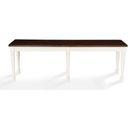 The appearance of Shelby Dining Bench In Distressed White designed by Crosley Brands in the traditional interior design. This distressed white piece of furniture was selected by 1StopBedrooms from Shelby Collection to add a touch of cosiness and style into your home. Sku: CF501118-WH. Material: Solid Rubberwood.