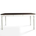 The appearance of Shelby Dining Table In Distressed White designed by Crosley Brands in the traditional interior design. This distressed white piece of furniture was selected by 1StopBedrooms from Shelby Collection to add a touch of cosiness and style into your home. Sku: CF2002-WH. Table Top Shape: Rectangular. Material: Solid Rubberwood. Size: 36" x 65".