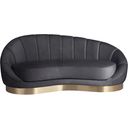 The appearance of Shelly Velvet Chaise In Grey designed by Meridian in the modern / contemporary interior design. This grey piece of furniture was selected by 1StopBedrooms from Shelly Collection to add a touch of cosiness and style into your home. Sku: 623Grey-Chaise. Material: Velvet.