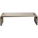 The appearance of Sheridan Cocktail Table Silver designed by Moti in the modern / contemporary interior design. This silver piece of furniture  was selected by 1StopBedrooms from Sheridan Collection to add a touch of cosiness and style into your home. Sku: 63003001. Material: Metal.