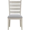 The appearance of Wyatt Side Chair Set of 2 In White designed by Homelegance in the transitional interior design. This white piece of furniture  was selected by 1StopBedrooms from Wyatt Collection to add a touch of cosiness and style into your home. Sku: 6017S. Material: Wood.