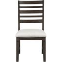 The appearance of Victoria Side Chair Set of 2 In Brown designed by Homelegance in the transitional interior design. This brown piece of furniture  was selected by 1StopBedrooms from Victoria Collection to add a touch of cosiness and style into your home. Sku: 6023S. Material: Wood.