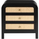 The appearance of Siena Nightstand In Black designed by Meridian in the transitional interior design. This black piece of furniture was selected by 1StopBedrooms from Siena Collection to add a touch of cosiness and style into your home. Sku: SienaBlack-NS. Material: Wood.
