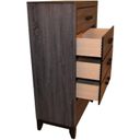 The appearance of Sierra Chest In Gray designed by Galaxy Home Furnishings in the modern / contemporary interior design. This gray piece of furniture was selected by 1StopBedrooms from Sierra Collection to add a touch of cosiness and style into your home. Sku: 808857594679. Material: Wood.