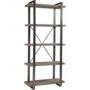 The appearance of Signature Designs Soiree Etagere In Silver Leaf designed by Artistica Home in the transitional interior design. This silver leaf piece of furniture was selected by 1StopBedrooms from Signature Designs Collection to add a touch of cosiness and style into your home. Sku: 2128-990. Material: Metal.