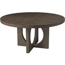 The appearance of Signature Designs Apostrophe Round Dining Table In Gray designed by Artistica Home in the modern / contemporary interior design. This gray piece of furniture was selected by 1StopBedrooms from Signature Designs Collection to add a touch of cosiness and style into your home. Sku: 2283-870C. Table Top Shape: Round. Material: Wood. Size: 60".