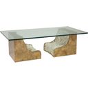 The appearance of Signature Designs Apricity Rectangular Cocktail Table In Bronze designed by Artistica Home in the modern / contemporary interior design. This bronze piece of furniture was selected by 1StopBedrooms from Signature Designs Collection to add a touch of cosiness and style into your home. Sku: 2181-945C. Material: Other.