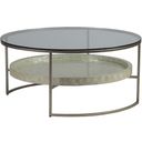 The appearance of Signature Designs Cumulus Capiz Round Cocktail Table In Champagne designed by Artistica Home in the modern / contemporary interior design. This champagne piece of furniture was selected by 1StopBedrooms from Signature Designs Collection to add a touch of cosiness and style into your home. Sku: 2156-943C. Material: Metal.