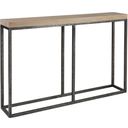 The appearance of Signature Designs Foray Console In Ebony designed by Artistica Home in the modern / contemporary interior design. This ebony piece of furniture  was selected by 1StopBedrooms from Signature Designs Collection to add a touch of cosiness and style into your home. Sku: 2210-966. Material: Metal.