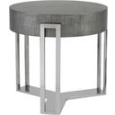 The appearance of Signature Designs Iridium Round End Table In Gray designed by Artistica Home in the modern / contemporary interior design. This gray piece of furniture was selected by 1StopBedrooms from Signature Designs Collection to add a touch of cosiness and style into your home. Sku: 2203-953. Material: Metal.