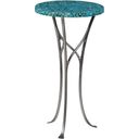 The appearance of Signature Designs Isidora Turquoise Spot Table In Aqua Marine designed by Artistica Home in the transitional interior design. This aqua marine piece of furniture was selected by 1StopBedrooms from Signature Designs Collection to add a touch of cosiness and style into your home. Sku: 2134-951. Material: Metal.
