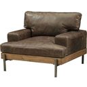 The appearance of Silchester Distress Chocolate Leather Chair designed by ACME in the industrial interior design. This brown piece of furniture was selected by 1StopBedrooms from Silchester Collection to add a touch of cosiness and style into your home. Sku: 52477. Material: Leather.
