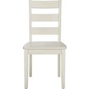 The appearance of Silio Ladder Back Dining Chair Set of 2 in White designed by Safavieh in the country / farmhouse interior design. This white piece of furniture was selected by 1StopBedrooms from Silio Collection to add a touch of cosiness and style into your home. Sku: DCH9213B-SET2. Material: Wood.