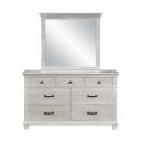Silver Sands Mirror In Gray