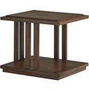 The appearance of Silverado Alvarado Rectangular End Table In Montecito designed by Lexington in the transitional interior design. This montecito piece of furniture was selected by 1StopBedrooms from Silverado Collection to add a touch of cosiness and style into your home. Sku: 740-950. Material: Wood.