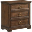 The appearance of Silverado Napa Nightstand In Montecito designed by Lexington in the transitional interior design. This montecito piece of furniture was selected by 1StopBedrooms from Silverado Collection to add a touch of cosiness and style into your home. Sku: 740-621. Material: Wood.