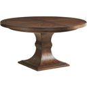 The appearance of Silverado Palo Alto Round Dining Table In Montecito designed by Lexington in the modern / contemporary interior design. This montecito piece of furniture was selected by 1StopBedrooms from Silverado Collection to add a touch of cosiness and style into your home. Sku: 740-875C. Table Top Shape: Round. Material: Wood. Size: 58".