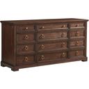 The appearance of Silverado Sereno Triple Dresser In Montecito designed by Lexington in the transitional interior design. This montecito piece of furniture was selected by 1StopBedrooms from Silverado Collection to add a touch of cosiness and style into your home. Sku: 740-233. Material: Wood.