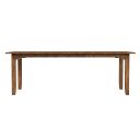 The appearance of Silverdale 70 - 90 Inch Leg Table with 20 Inch Self-Storing Butterfly Leaf In Russet designed by A-America in the transitional interior design. This russet piece of furniture was selected by 1StopBedrooms from Silverdale Collection to add a touch of cosiness and style into your home. Sku: SILRU6300. Table Top Shape: Rectangular. Size: 70" x 42". Material: Mango.