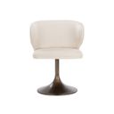 Simone Swivel Dining Chair In Casablanca Cloud