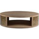 The appearance of Simpatico Simpatico Oval Cocktail Table In Natural designed by Artistica Home in the traditional interior design. This natural piece of furniture was selected by 1StopBedrooms from Simpatico Collection to add a touch of cosiness and style into your home. Sku: 2370-949. Material: Wood.