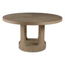 The appearance of Simpatico Round Dining Table In Beige designed by Artistica Home in the transitional interior design. This beige piece of furniture was selected by 1StopBedrooms from Simpatico Collection to add a touch of cosiness and style into your home. Sku: 2370-870C. Table Top Shape: Round. Size: 54". Material: Oak.