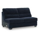 SimpleJoy Armless Loveseat In Navy