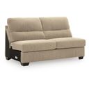 SimpleJoy Armless Loveseat In Sand
