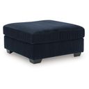 SimpleJoy Oversized Accent Ottoman In Navy