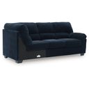 SimpleJoy RAF Sofa with Corner Wedge In Navy