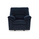 The appearance of Simplejoy Recliner In Navy designed by Signature Design by Ashley in the modern / contemporary interior design. This navy piece of furniture was selected by 1StopBedrooms from Simplejoy Collection to add a touch of cosiness and style into your home. Sku: 2420525. Material: Fabric.