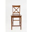 The appearance of Simplicity X-Back Counter Stool Set of 2 In Caramel designed by Jofran in the transitional interior design. This caramel piece of furniture was selected by 1StopBedrooms from Simplicity Collection to add a touch of cosiness and style into your home. Sku: 452-BS806KD. Material: Acacia.