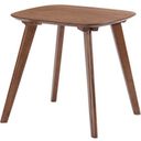 The appearance of Simplicity Walnut End Table designed by Emerald Home Furnishings in the transitional interior design. This brown piece of furniture  was selected by 1StopBedrooms from Simplicity Collection to add a touch of cosiness and style into your home. Sku: T550-1. Material: Rubberwood.