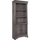 The appearance of Sinclair Door Bookcase In Grey designed by Aspenhome in the traditional interior design. This grey piece of furniture was selected by 1StopBedrooms from Sinclair Collection to add a touch of cosiness and style into your home. Sku: I224-332. Material: Wood.