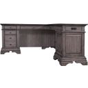 The appearance of Sinclair L-Shaped Desk In Grey designed by Aspenhome in the traditional interior design. This grey piece of furniture was selected by 1StopBedrooms from Sinclair Collection to add a touch of cosiness and style into your home. Sku: I224-307;I224-308. Material: Wood.