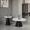 Sindal Round Cocktail Table In Black