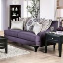 The appearance of Sisseton Purple Loveseat designed by Furniture of America in the transitional interior design. This purple piece of furniture was selected by 1StopBedrooms from Sisseton Collection to add a touch of cosiness and style into your home. Sku: SM2208-LV. Material: Wood.