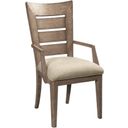 The appearance of Skyline Ladder Back Arm Chair Set of 2 designed by American Drew in the modern / contemporary interior design. This medium stain piece of furniture was selected by 1StopBedrooms from Skyline Collection to add a touch of cosiness and style into your home. Sku: 010-637. Material: Wood.