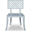 The appearance of Sloan Outdoor Dining Side Chair In White designed by Century Furniture in the modern / contemporary interior design. This white piece of furniture was selected by 1StopBedrooms from Carrier and Company Outdoor Collection to add a touch of cosiness and style into your home. Sku: C7-D79-4008. Material: Aluminum.