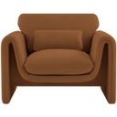 The appearance of Sloan Velvet Fabric Chair In Saddle designed by Meridian in the modern / contemporary interior design. This saddle piece of furniture was selected by 1StopBedrooms from Sloan Collection to add a touch of cosiness and style into your home. Sku: 199Saddle-C. Material: Velvet.